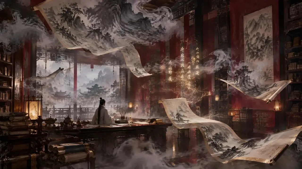 《影墨录》黄桃短剧最新 原创短剧封面